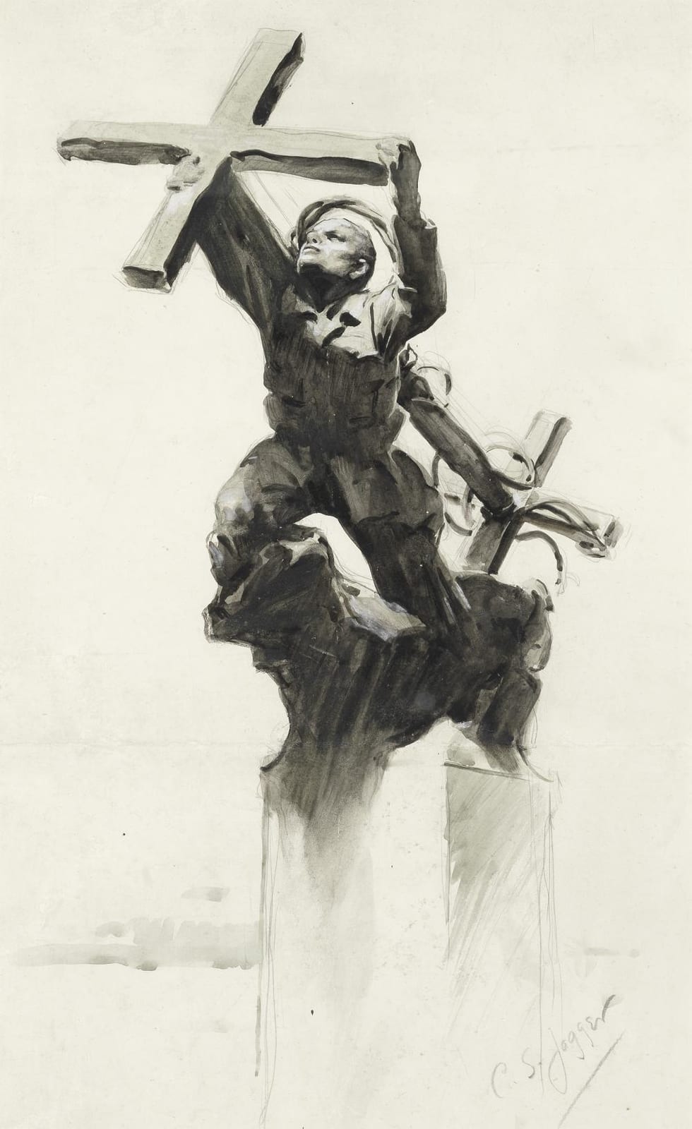 charles sargeant jagger british 1885 1934 study for a war memorial · Bonhams · 2021-04-28 Charles Sargeant Jagger comparable auction result: charles sargeant jagger british 1885 1934 study for a war memorial