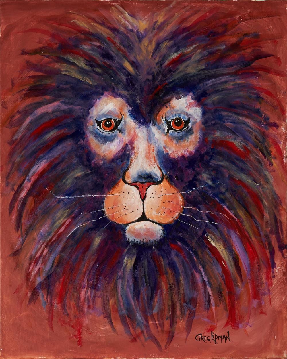 Greg Lipman comparable auction result: greg lipman 1938 star of the show acrylic on canvas 76 x 61 cm signed lower right