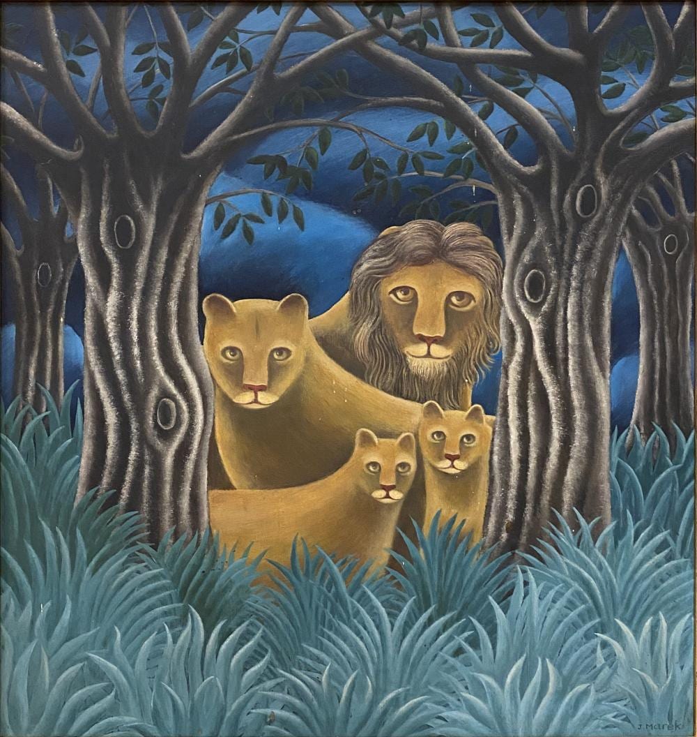 Jerzy Marek comparable auction result: jerzy marek nightfall