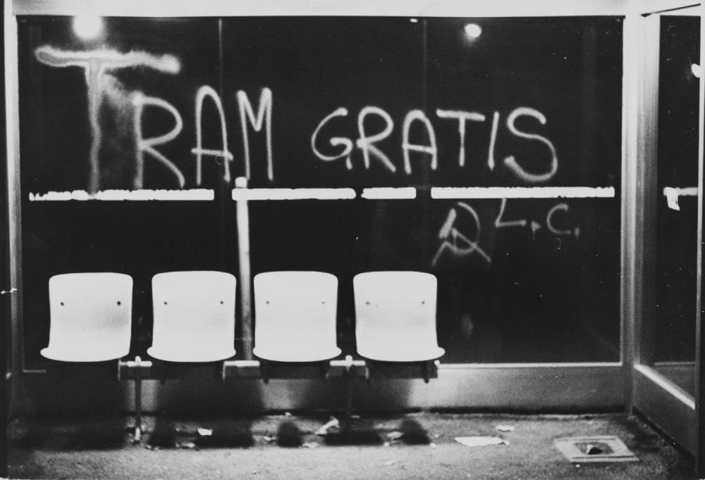ULIANO LUCAS comparable auction result: uliano lucas 1942 milano alla fermata del tram years 1970