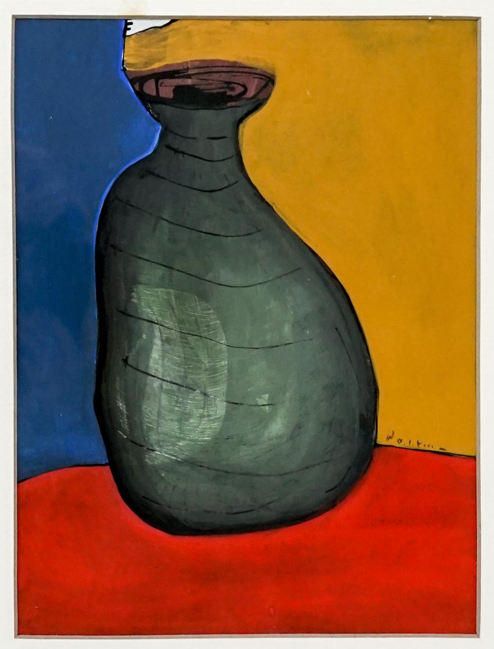 Unver Shafi Khan comparable auction result: unver shafi khan painting framed abstract