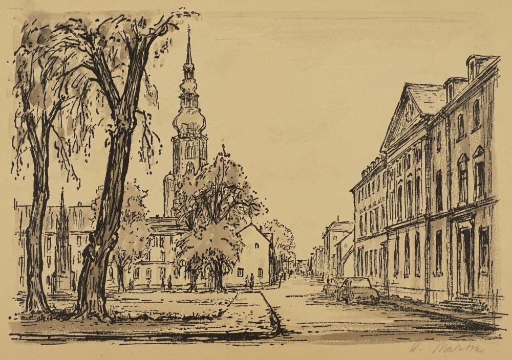 Helmut Maletzke comparable auction result: helmut maletzke greifswald mit st nikolai