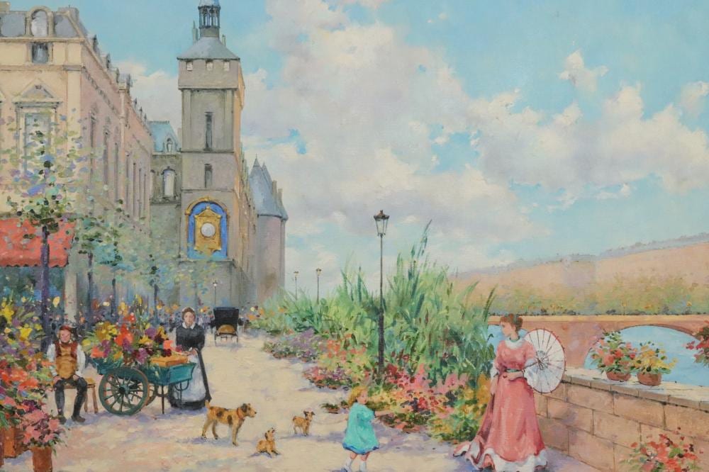 sandi lebron parisian flower market · Litchfield Auctions · 2021-04-28 Sandi Lebron comparable auction result: sandi lebron parisian flower market