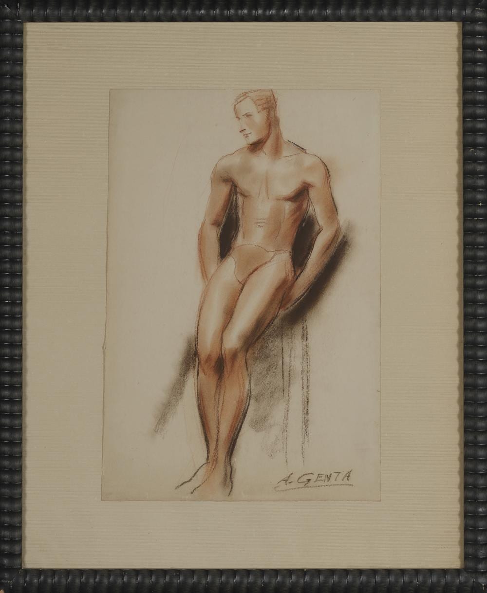 Albert Genta comparable auction result: albert genta 1901 1989 man s academy