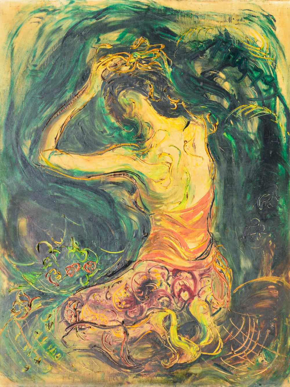 AFFANDI | Offering to The God comparable sale