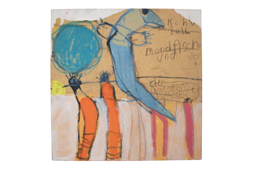 Peter Kohl comparable auction result: peter kohl 1971 moonfish and the permitted shifter peter kohl 1971 mondfisch und der gestatten wandler