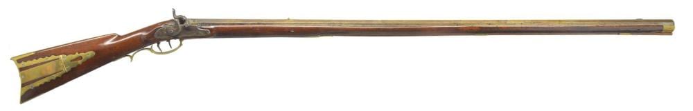 John Moll comparable auction result: fine pennsylvania full stock rifle by john moll