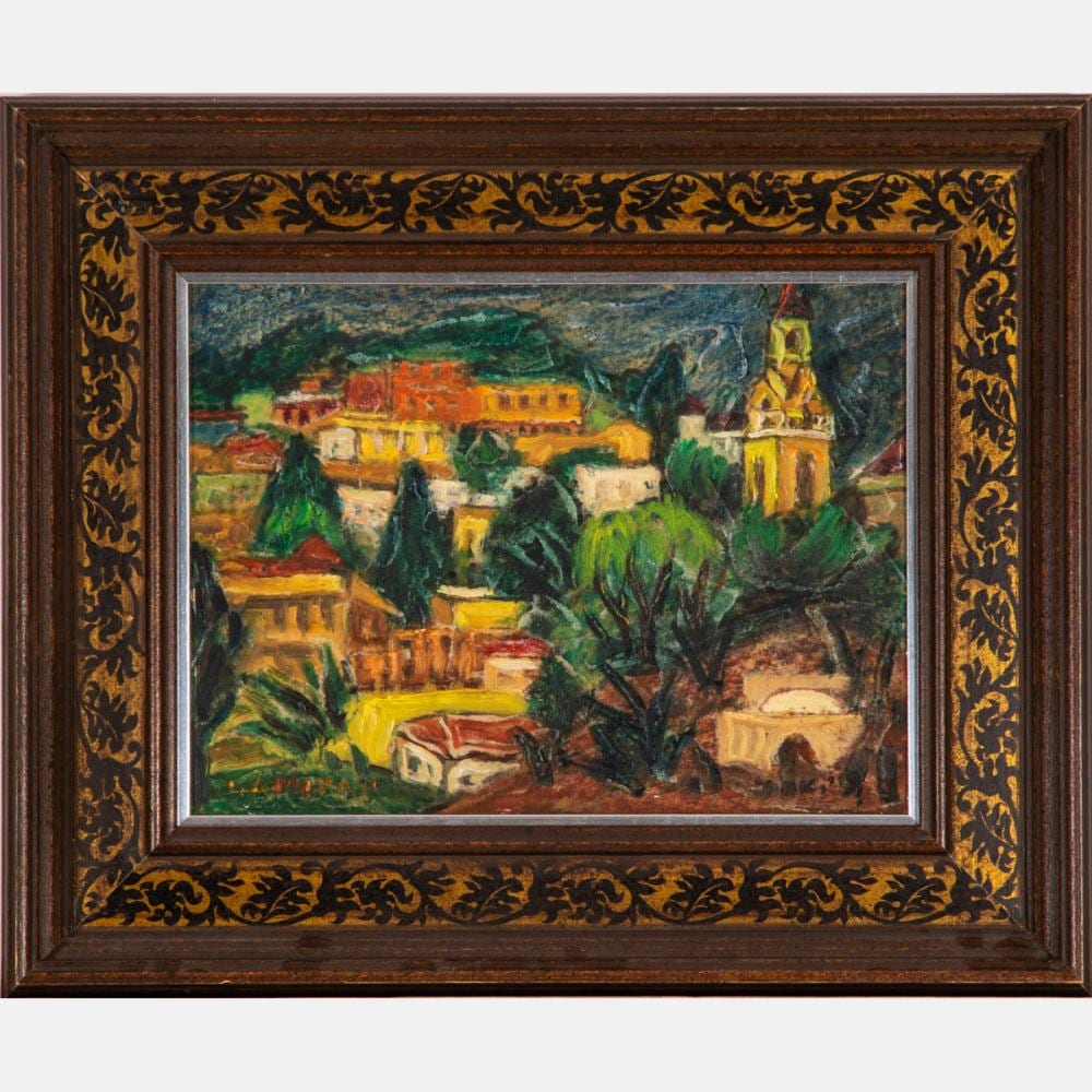 isaac amitai israeli 1908 1984 jerusalem oil on board · Gray's Auctioneers · 2021-05-12 Isaac Amitai comparable auction result: isaac amitai israeli 1908 1984 jerusalem oil on board
