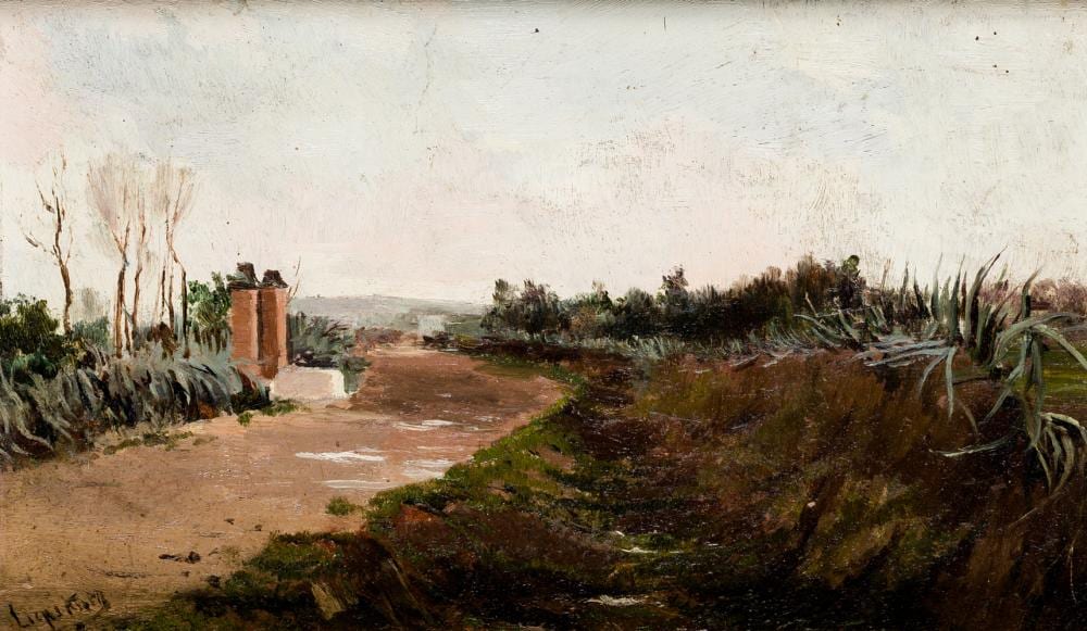 Jose Lupianez comparable auction result: jose lupianez y carrasco 1864 1938 landscape
