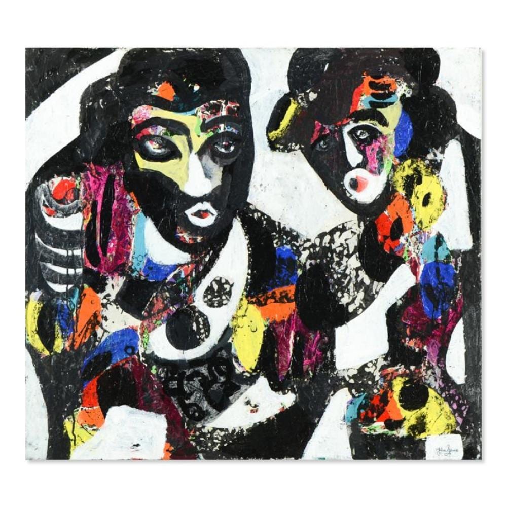 Jenik Cook comparable auction result: jenik cook original acrylic painting on canvas hand singed with letter of authenticity