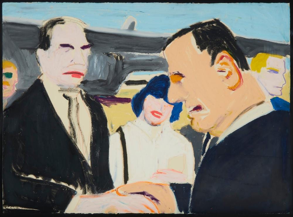 stephen lack world leaders 1985 · Santa Fe Art Auction · 2021-05-01 Stephen Lack comparable auction result: stephen lack world leaders 1985