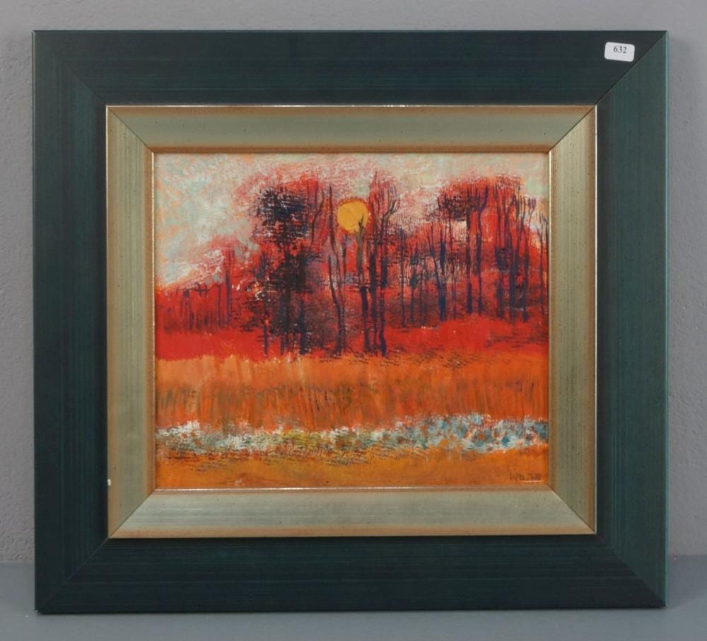 Fred Walther comparable auction result: fred walther gem lde sonnenuntergang