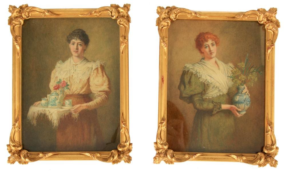Robert W. Wright comparable auction result: robert w wright fl 1871 1906 a pair of late 19th century o