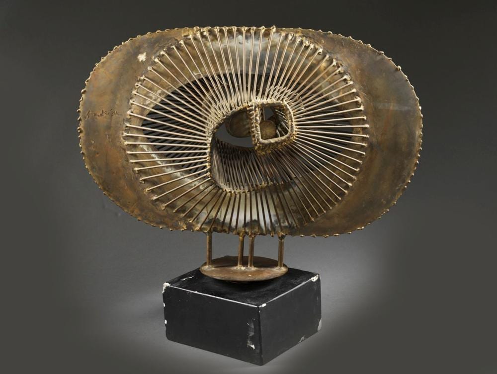 Constantin Andreou comparable auction result: constantin andreou 1917 2017 composition laiton sign l arri re