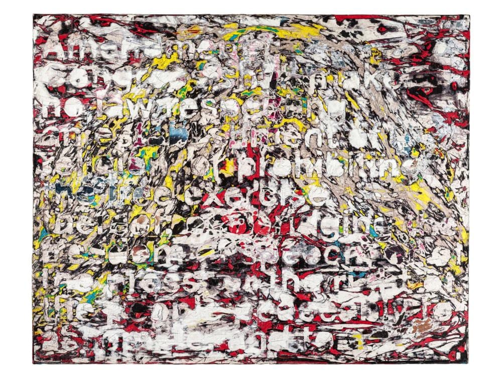 Mark Bradford (B. 1961) - Amendment #1 comparable sale