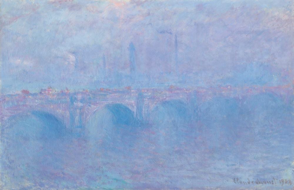 Claude Monet (1840-1926) - Waterloo Bridge, effet de brouillard comparable sale