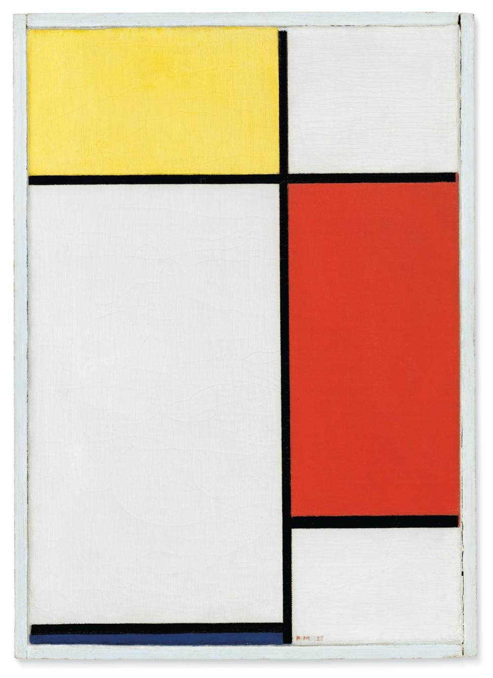 Piet Mondrian (1872-1944) - Composition: No. II, With Yellow, Red and Blue comparable sale