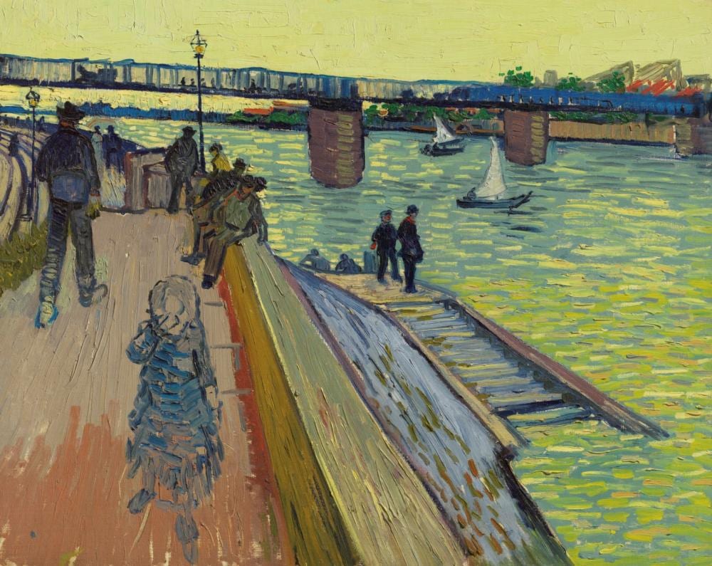 Vincent van Gogh (1853-1890) - Le pont de Trinquetaille comparable sale