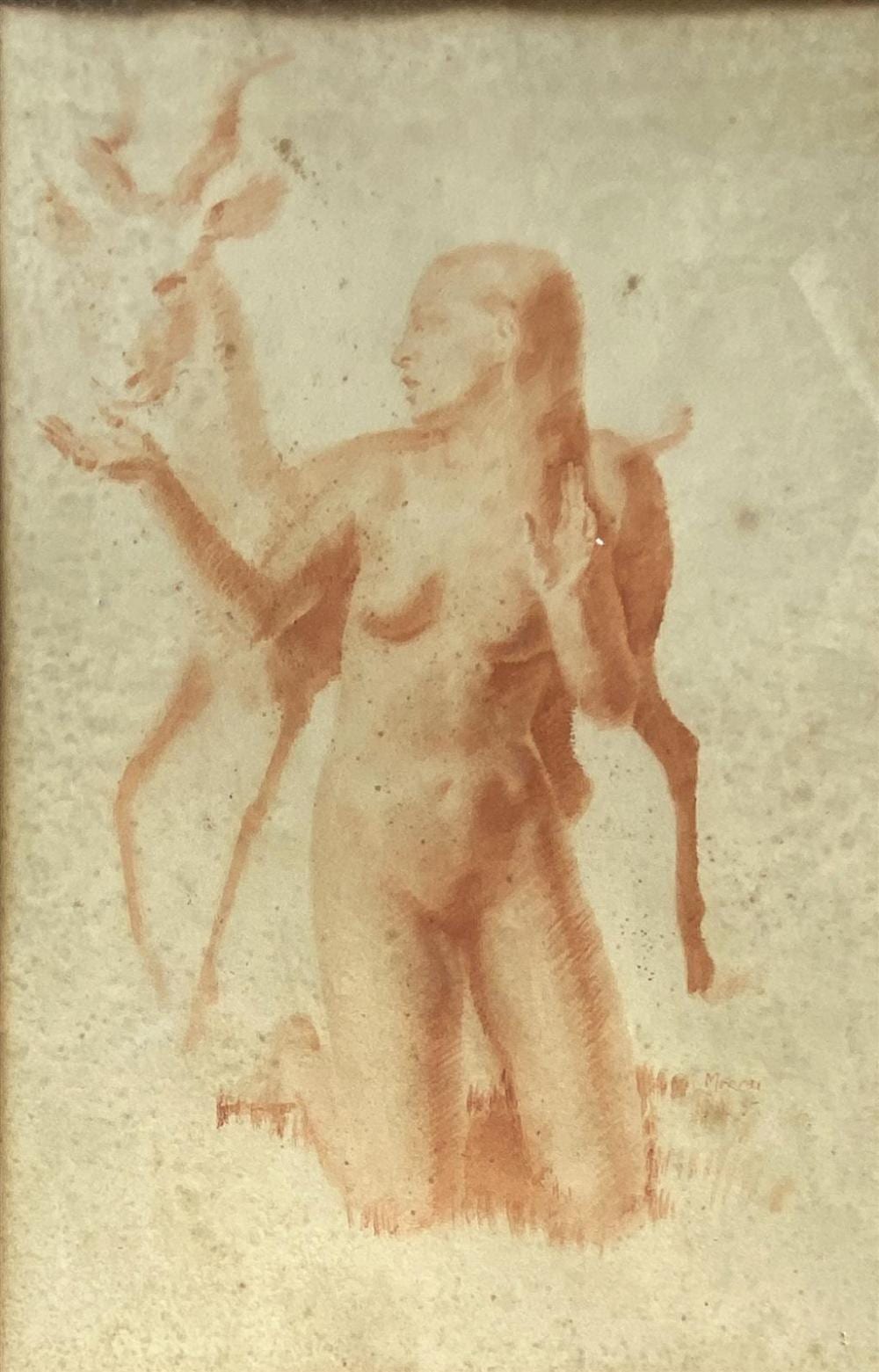 Arthur (1902) Murch comparable auction result: arthur james murch 1902 1989 study for girl fawn 1935 pastel