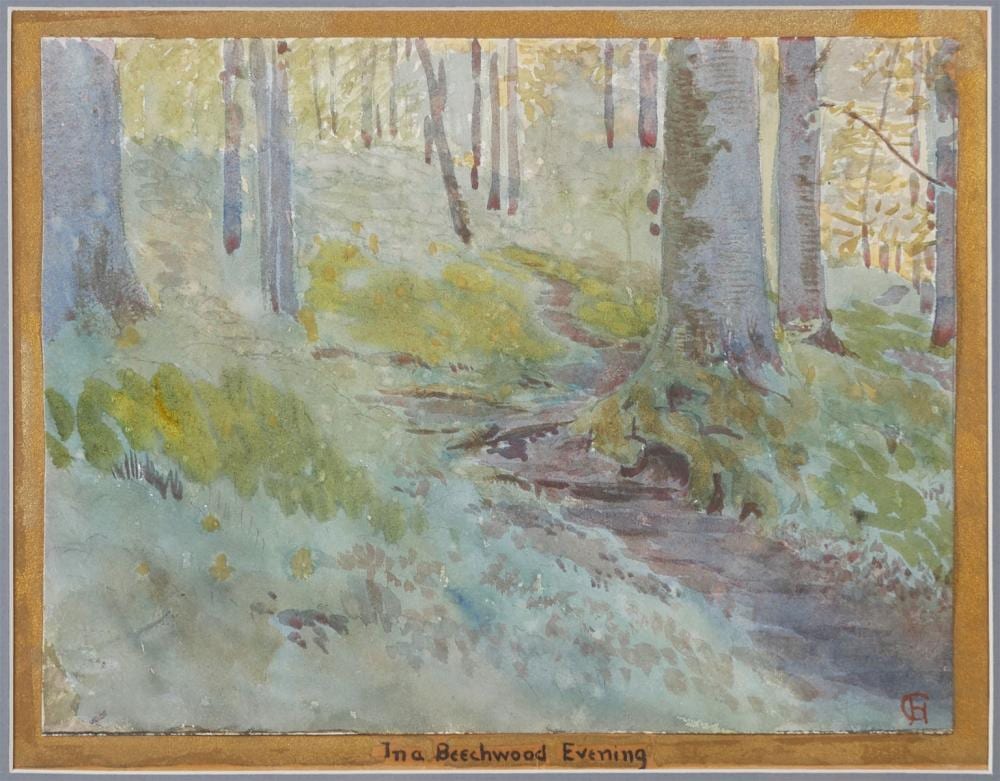 Harry Goodwin comparable auction result: harry goodwin watercolor