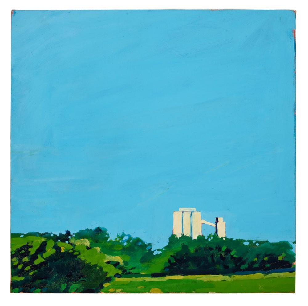 Keith Jacobshagen comparable auction result: keith jacobshagen b 1941 grain elevators crete