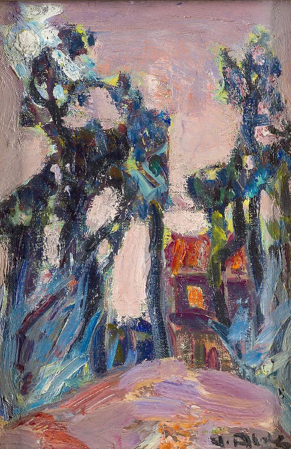 Yvette Alde comparable auction result: yvette alde french 1911 1967 la ciotat 1955 1956 oil on canvas signed lower right t