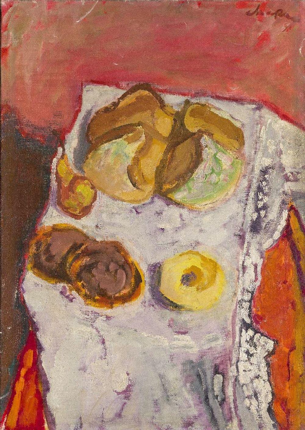 Jules Chapon comparable auction result: jules chapon dutch 1914 2007 still life 1951 oil on canvas signed and dated 51 upper righ