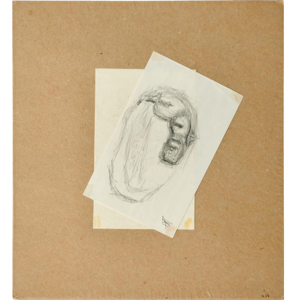 Frederick John Kiesler comparable auction result: frederick kiesler pencil drawing on paper 1962