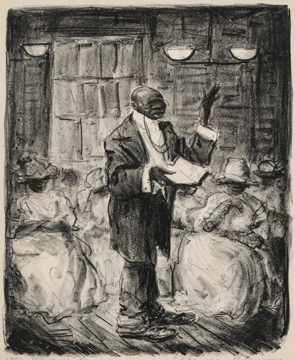 Wayman Adams comparable auction result: wayman adams 1883 1959 pencil signed lithograph
