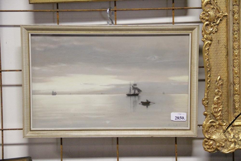 Vilhelm Groth comparable auction result: vilhelm groth 1842 1899 marine gouache 25 x 4