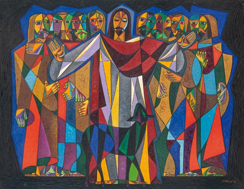Nicolás Martínez Ortiz comparable auction result: nicol s mart nez ortiz jesus christ and the apostles