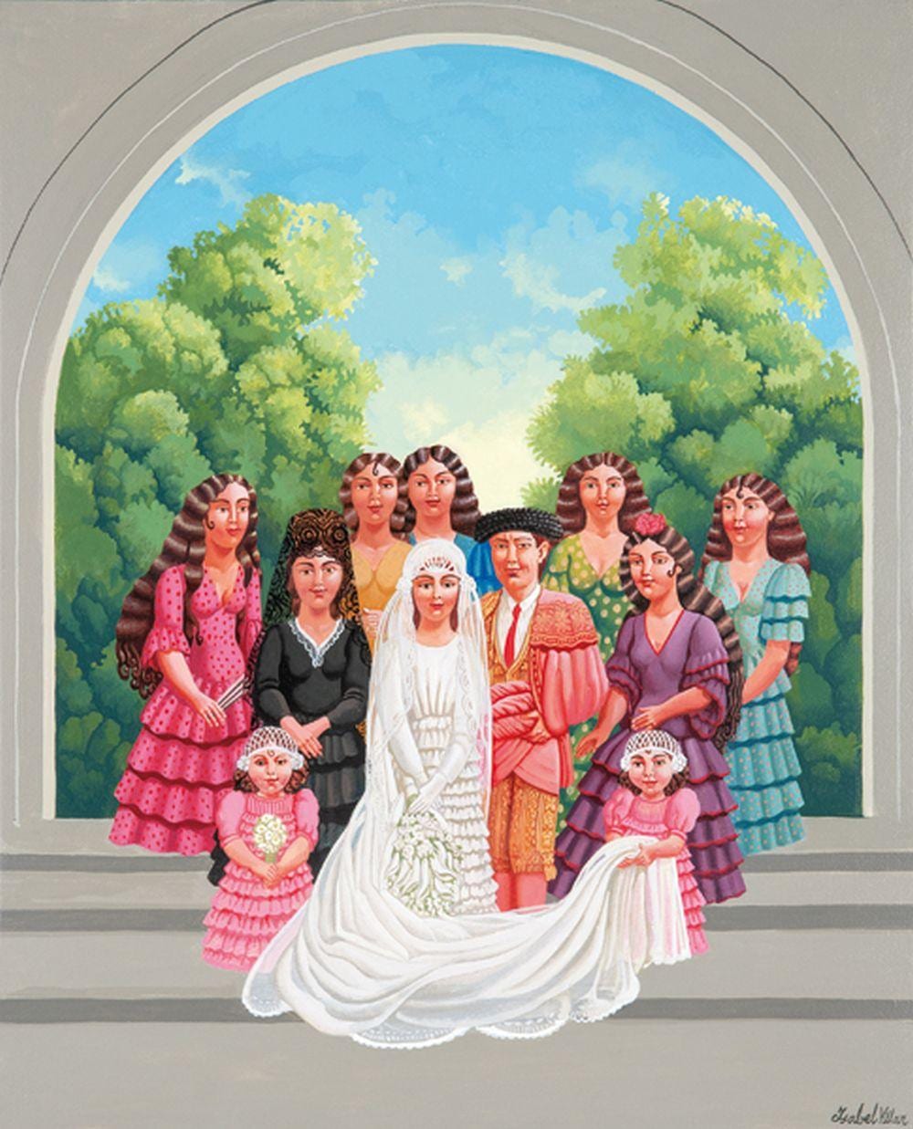 Isabel Villar comparable auction result: isabel villar bride s friends ii