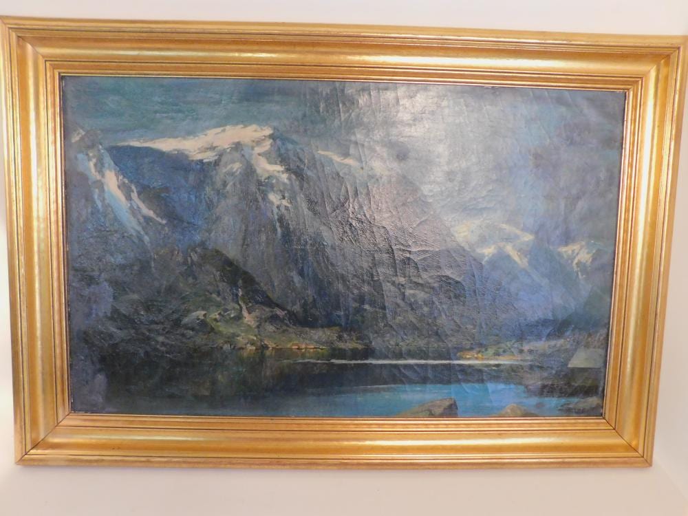 robert kluth painting mountains · Americana Auctions · 2021-05-23 Robert Kluth comparable auction result: robert kluth painting mountains