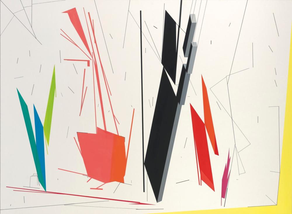 Haluk Akakce comparable auction result: haluk akakce n en 1970 untitled 1 encre et acrylique sur carton 82 x 112 cm