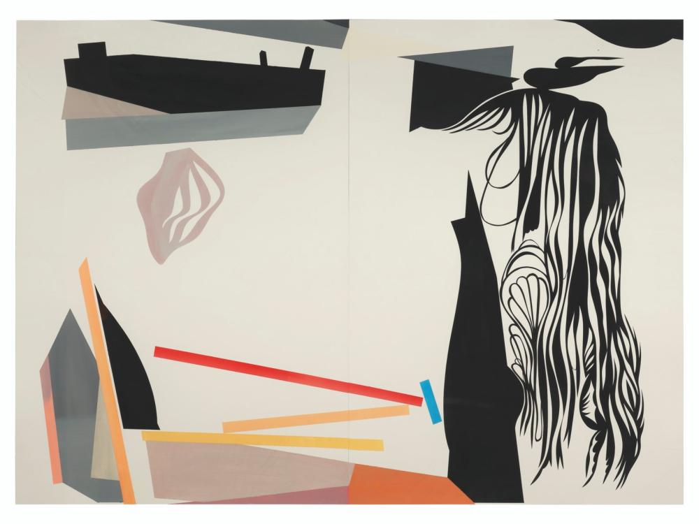 Haluk Akakce comparable auction result: haluk akakce n en 1970 wish you were here acrylique sur deux feuilles de papier assemb