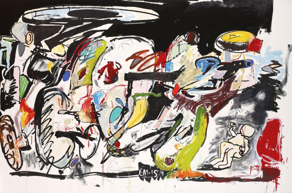 Eddie Martinez (B. 1977) - Untitled comparable sale