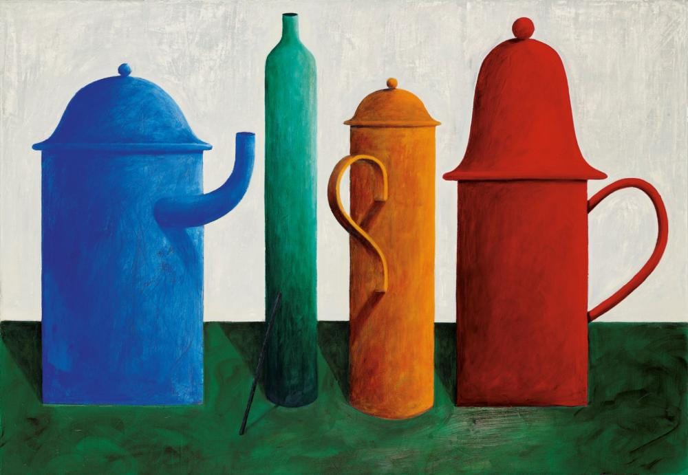Nicolas Party (B.1980) - Still Life with an Empty Bottle comparable sale