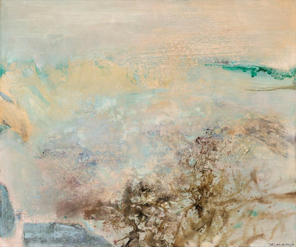 Zao Wou-Ki (ZHAO WUJI, 1920-2013) - 22.04.77 comparable sale