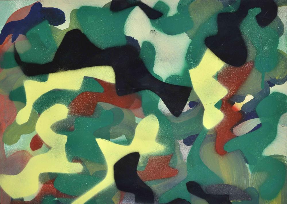 Maurizio Mochetti comparable auction result: maurizio mochetti 1940 camouflage n 9 tavola n 2 1979 2013