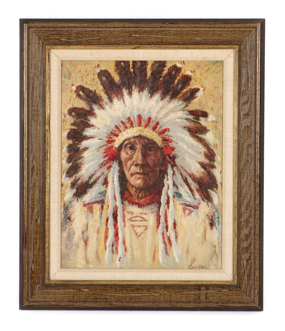 Carl Abel comparable auction result: carl abel american 1875 1959 oil painting