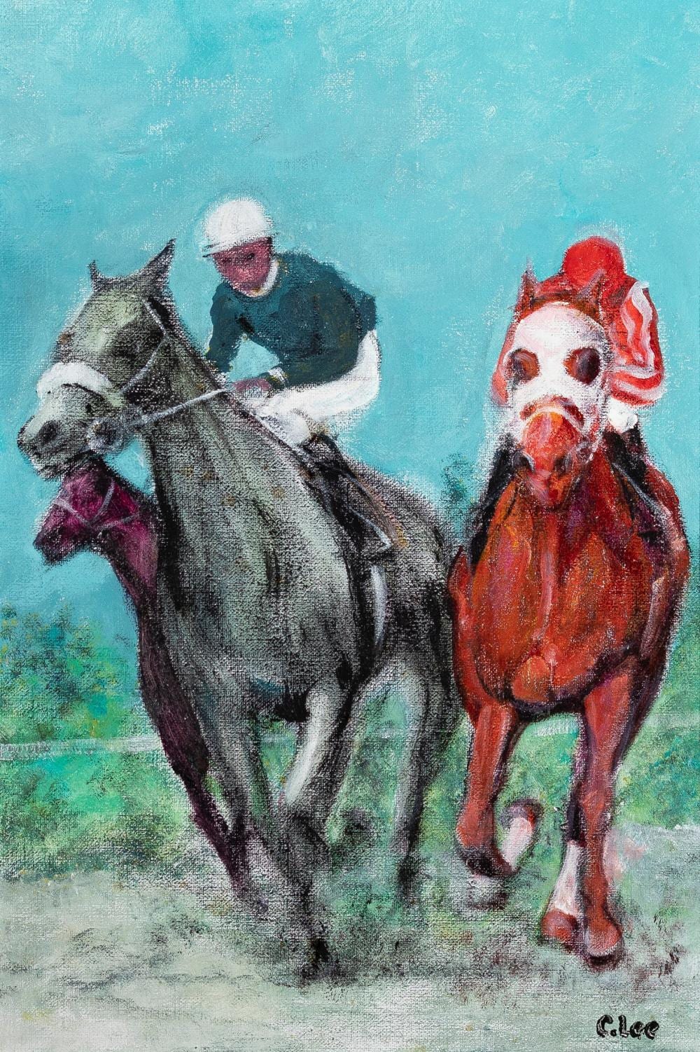 Clifford Lee comparable auction result: clifford lee 1926 1985 horse race
