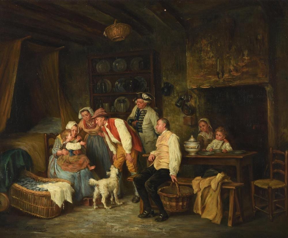 Léon Marie Constant Dansaert comparable auction result: l on marie constant dansaert belgian 1830 1909 centre of attention