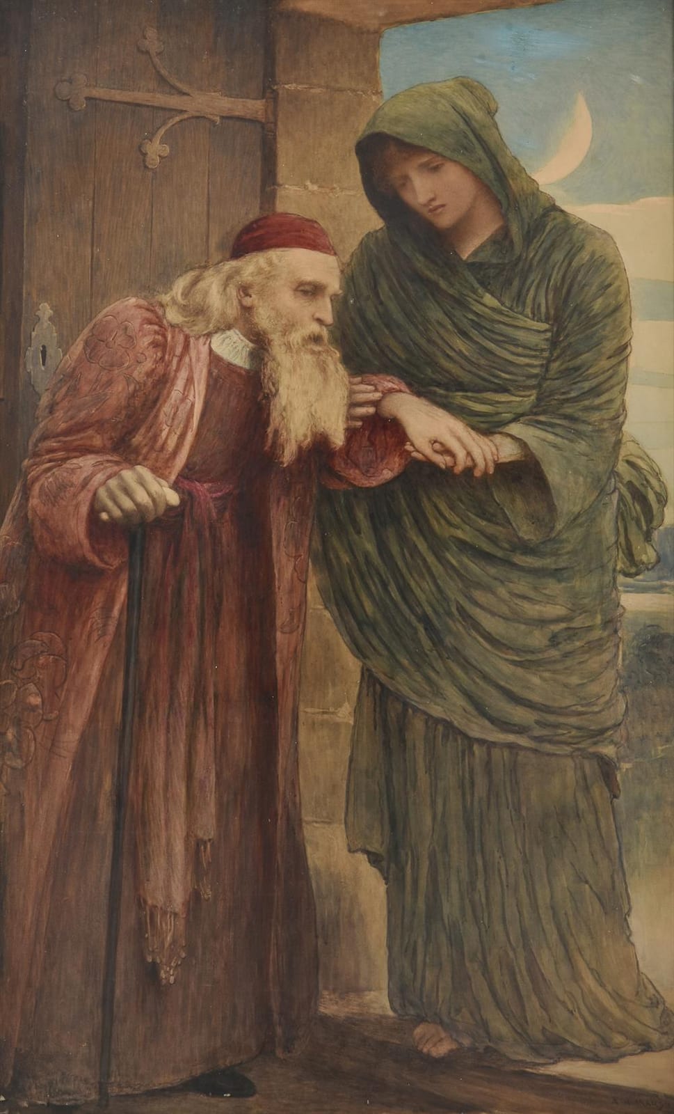Arthur H. Marsh comparable auction result: arthur hardwick marsh british 1842 1909 night