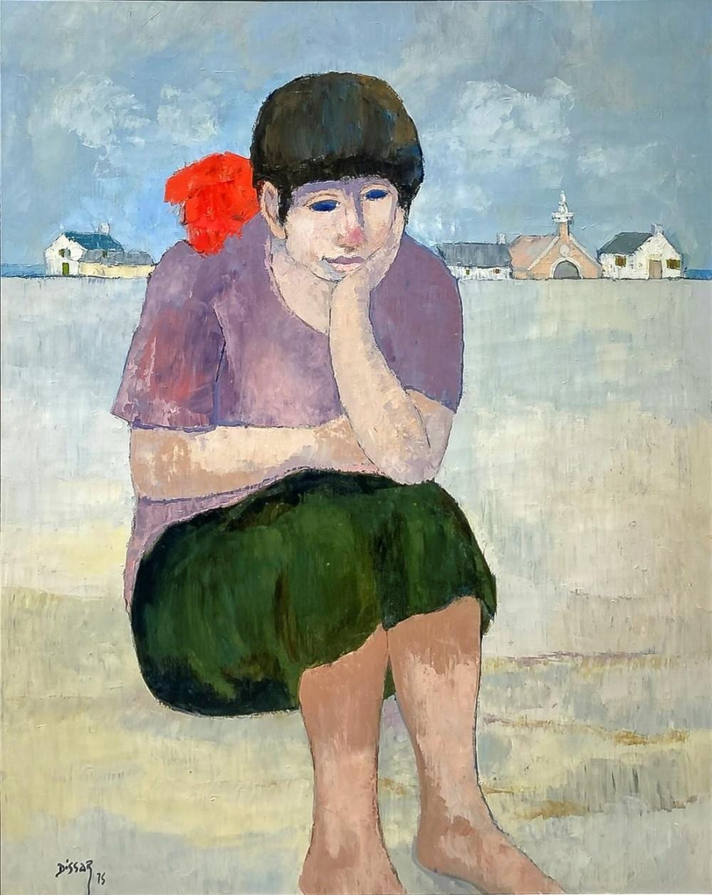 Max Dissar comparable auction result: max dissar 1908 1993 oil paintinging on canvas depicting the gypsy signed on the lower left corner max dissar 60x