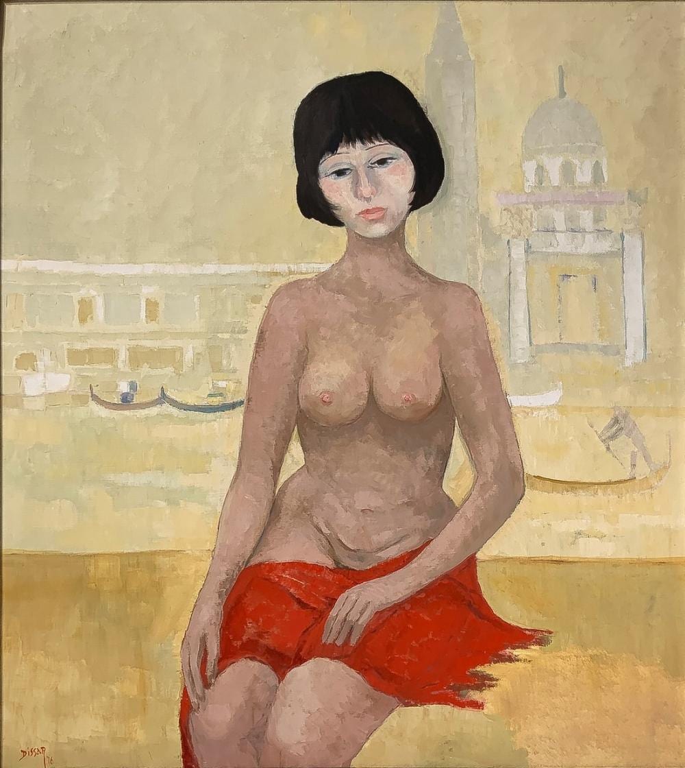 Max Dissar comparable auction result: max dissar 1908 1993 oil paintinging on canvas rita signed on the lower left corner max dissar 90x81 cm in frame