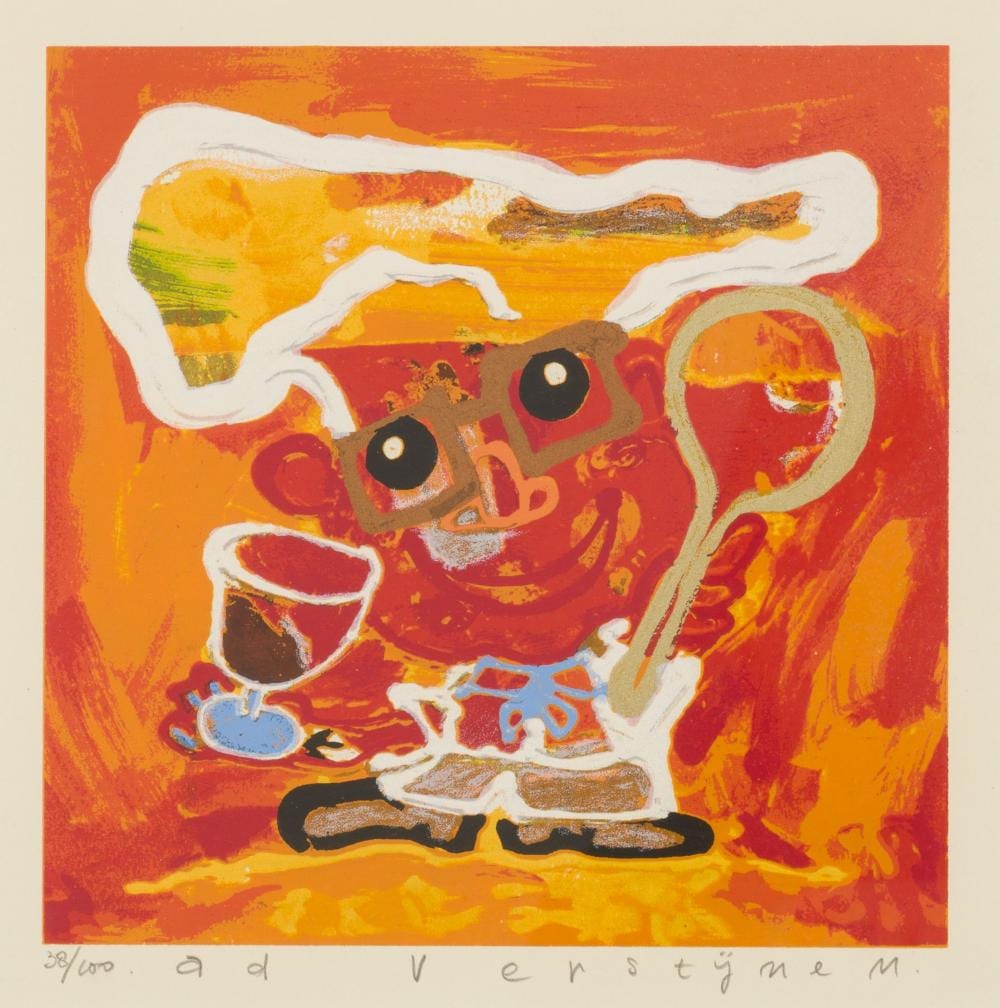 Ad Verstijnen comparable auction result: ad verstijnen b arnhem 1946 the happy cook