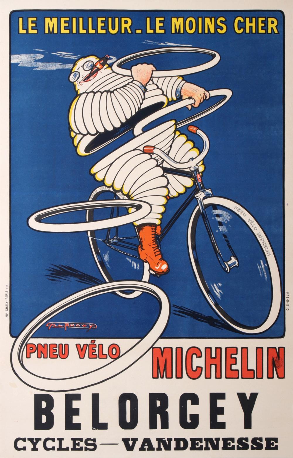 H. L. Roowy comparable auction result: h l roowy stanley charles roowles pneu v lo michelin belorcey