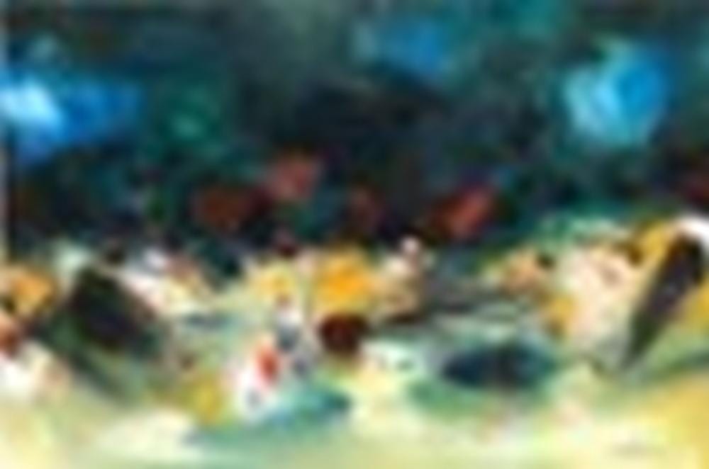 Chu Teh-Chun (ZHU DEQUN, 1920-2014) Accord parfait (Perfect Harmony) oil on comparable sale