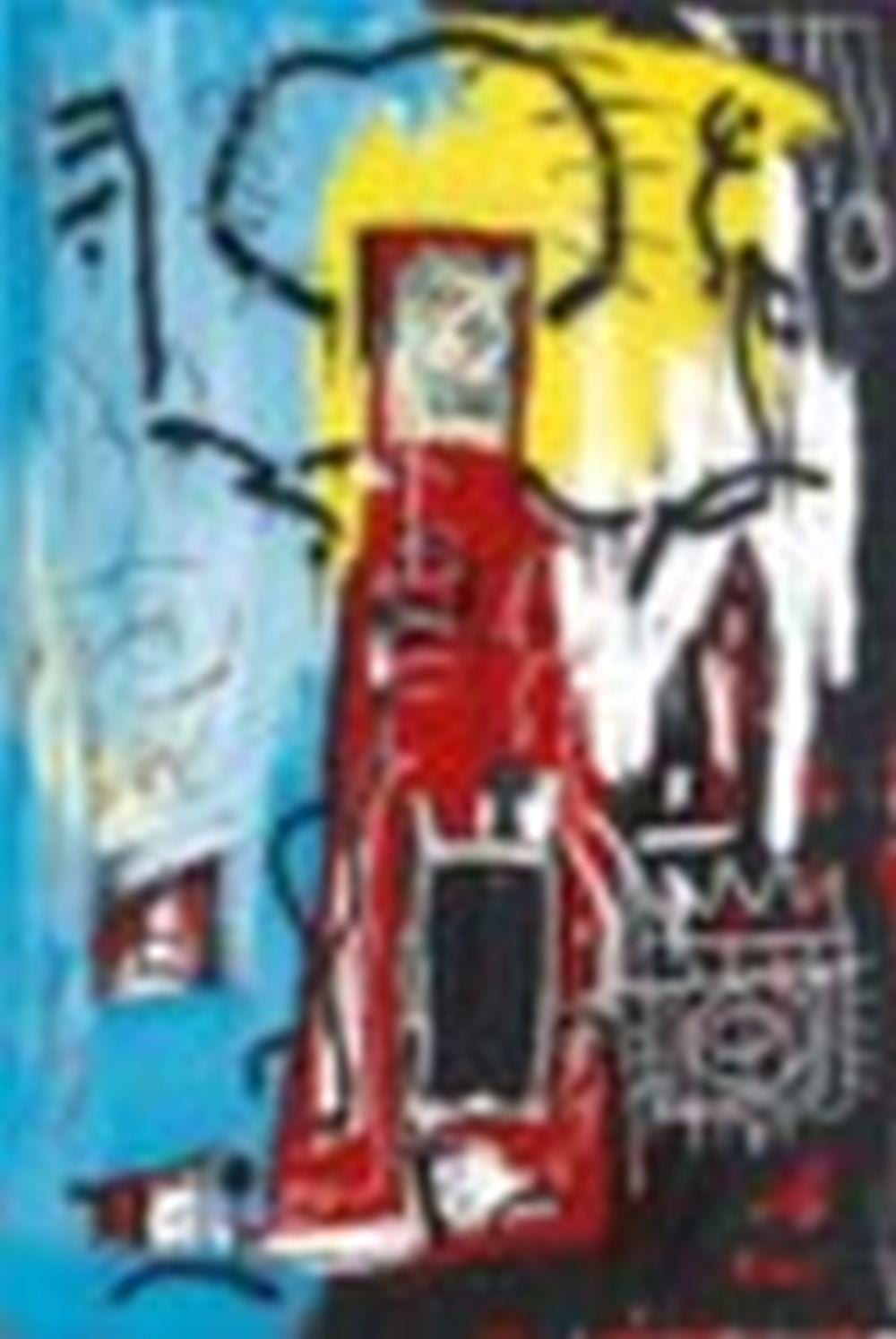 Jean-Michel Basquiat (1960-1988) Untitled (One Eyed Man or Xerox Face) acry comparable sale