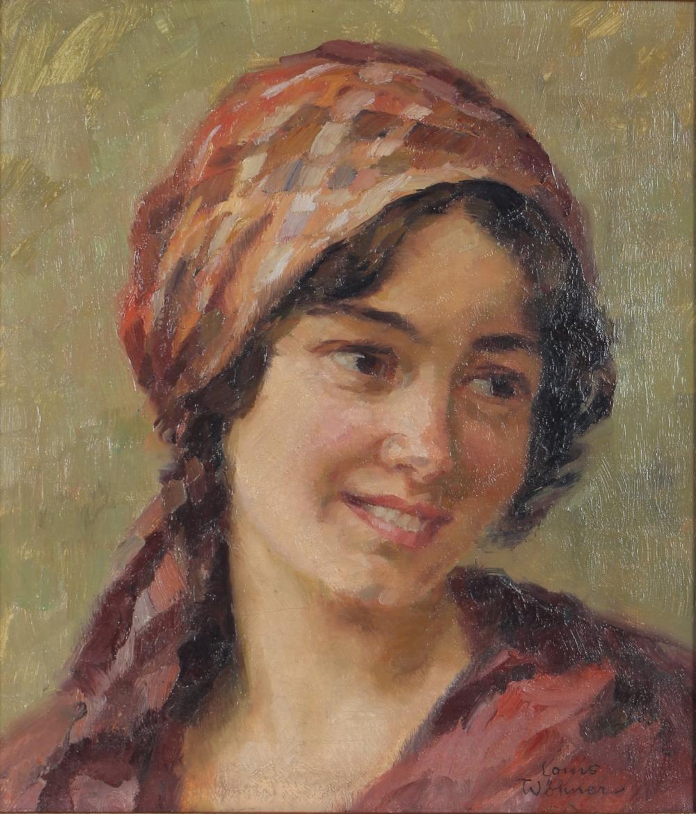 Louis Wöhner comparable auction result: louis w hner 1888 1958 damenportrait ladies portrait